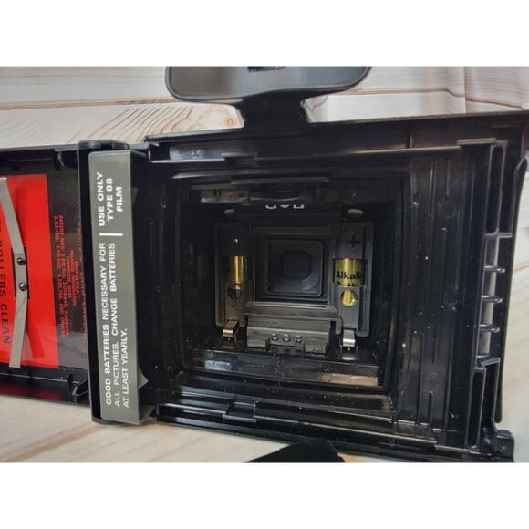 Vintage 1970s Polaroid Square Shooter 2 Black Instant Land Camera Tested Working - Picture 12 of 12